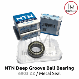 Deep Groove Ball Bearing 6903ZZ Metal Seal - As 17mm NTN Japan