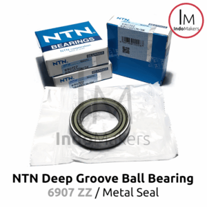 Deep Groove Ball Bearing 6907ZZ Metal Seal - As 35mm NTN Japan