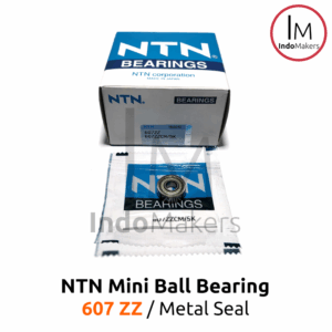Mini Ball Bearing 607ZZ / 607 ZZ Metal Seal - As 7mm NTN Japan