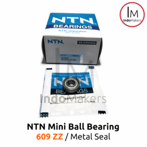 Mini Ball Bearing 609ZZ / 609 ZZ Metal Seal - As 9mm NTN Japan