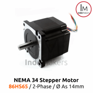 Stepper Motor NEMA 34 86HS65 As 14mm height 65mm 2.8Nm 3A CNC Robotics