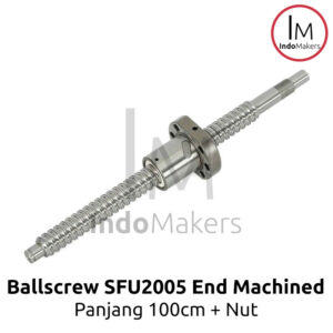 SFU2005 / SFU 2005 Precision Ballscrew End Machined 100cm with Nut