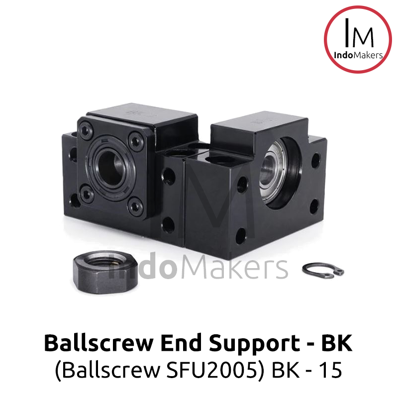 BK15 / BK 15 Ballscrew SFU2005 / SFU 2005 End Support 15mm - Image 3