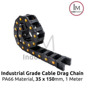 Towline / Drag Chain Carrier Industrial Cable Carrier Yellow Spot 35 x 150mm
