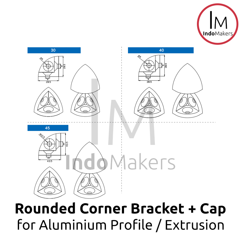 Aluminium Profile Adjuster Foot / Kaki Profile Nylon M12 x 80mm D60 - Image 4