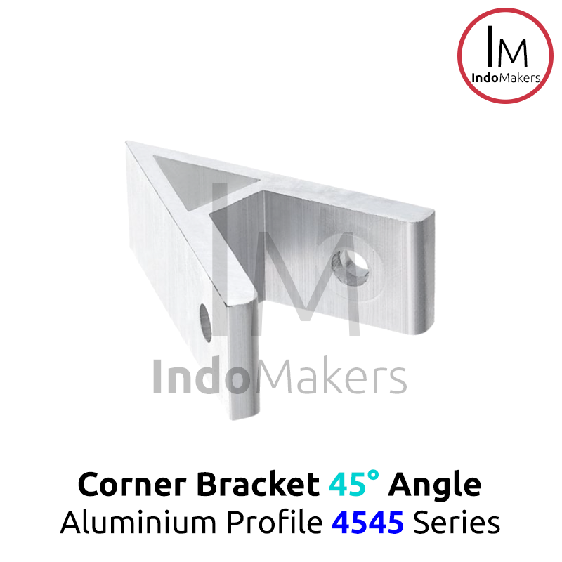 Aluminium Profile 4545 Corner Bracket Angle Connection 45 Degree - Image 2