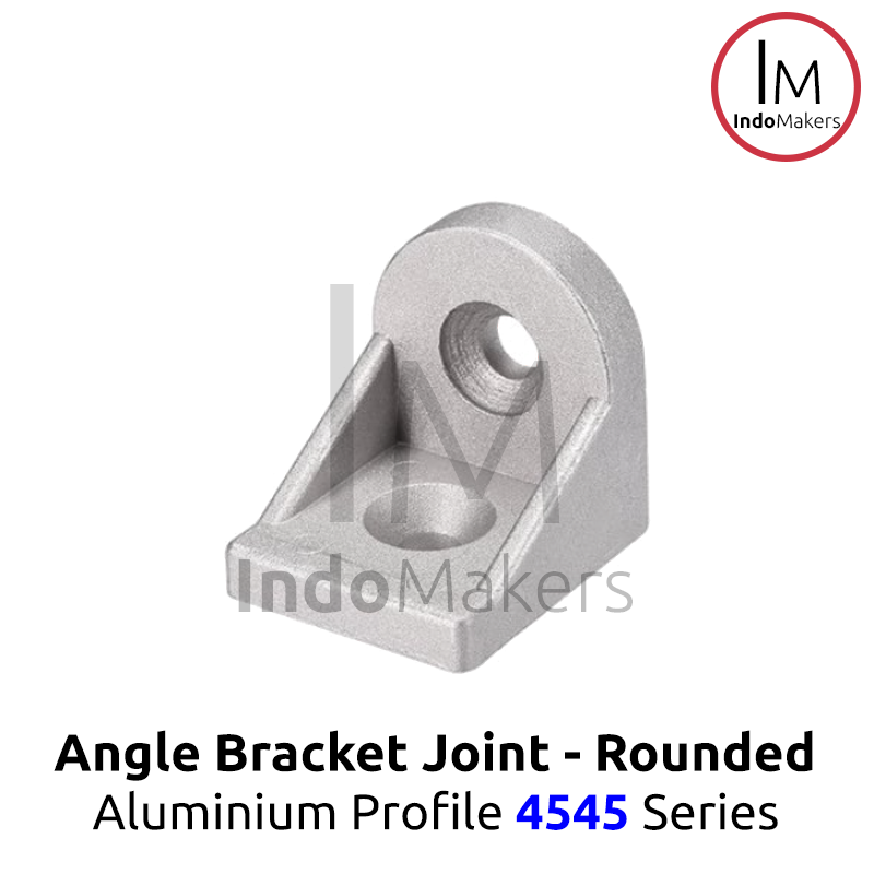 4545 Rounded Corner Bracket 90 Degree Angle Gusset Siku Aluminium
