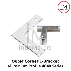 Aluminium Profile Reinforced Outer Bracket L Joint Profile 4040