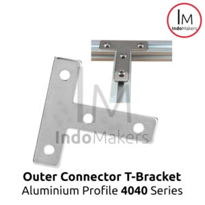 Aluminium Profile Reinforced Outer Bracket T Joint Profile 4040
