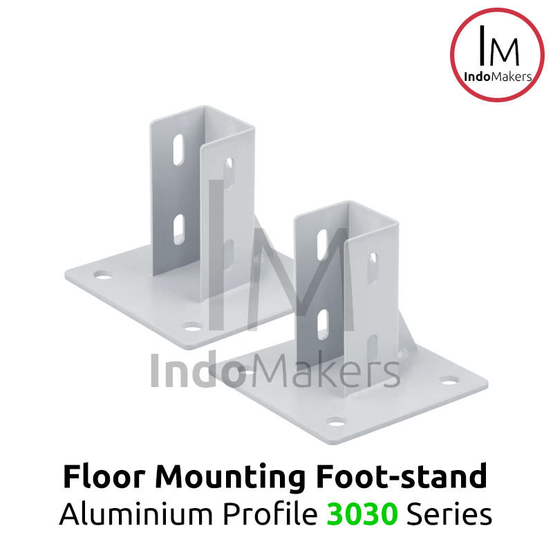 Aluminium Profile Foot Stand / Foundation Base Plate Fixed Series 3030 - Image 4