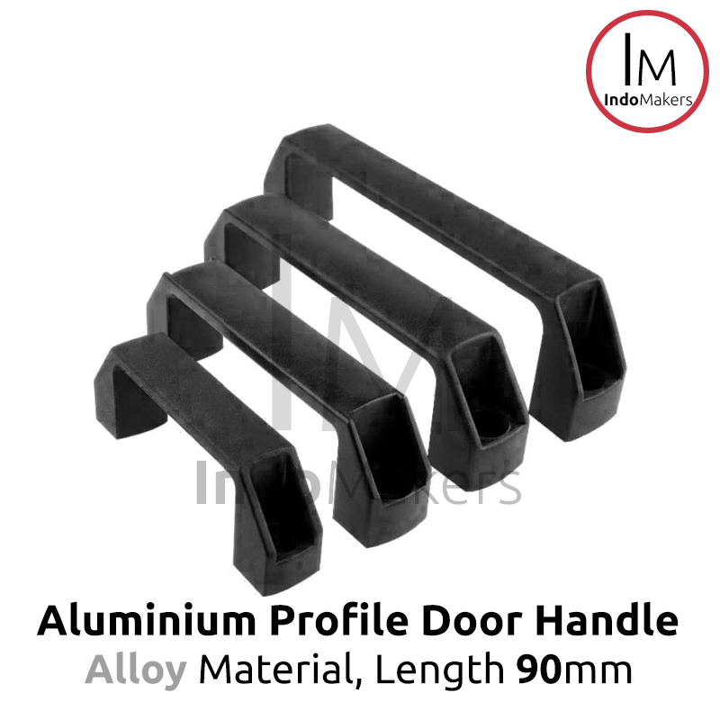 Aluminium Profile Door Handle / Pegangan Pintu Profil Metal 90mm - Image 4