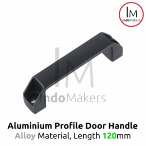 Aluminium Profile Door Handle / Pegangan Pintu Profil Metal 120mm