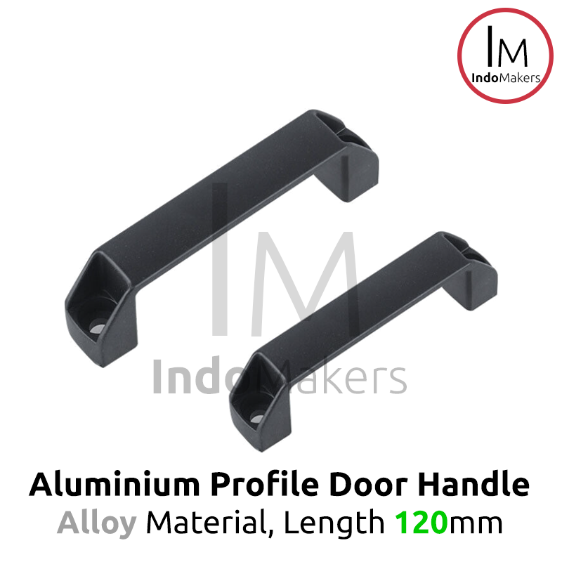 Aluminium Profile Door Handle / Pegangan Pintu Profil Metal 120mm - Image 2