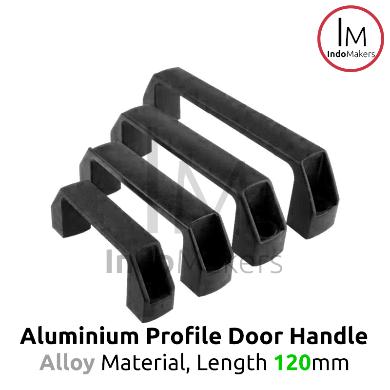 Aluminium Profile Door Handle / Pegangan Pintu Profil Metal 120mm - Image 4