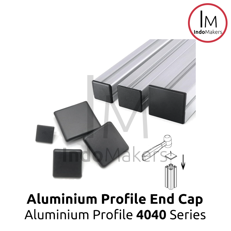 Aluminium Profile End Cap 4040 / Tutup Ujung Aluminium Profile 4040 - Image 3