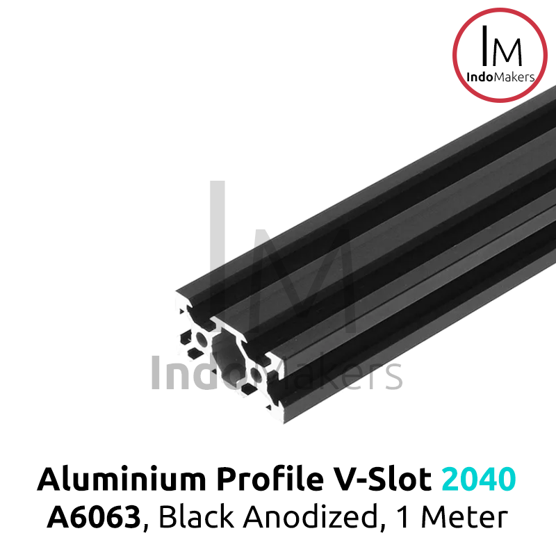 Aluminium Profile / Extrusion A6063 V Slot 2040 Linear Rail Black