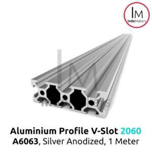 Aluminium Profile / Extrusion A6063 V Slot 2060 Linear Rail Silver