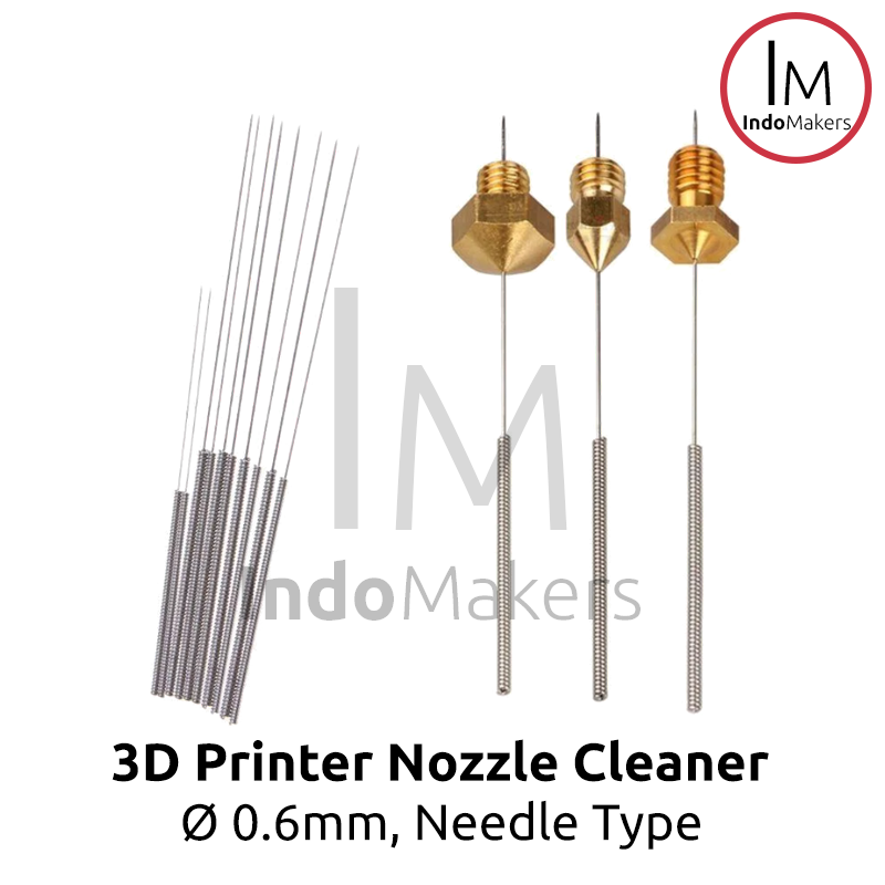 3D Printer Nozzle Cleaner Needle 0.6mm / Pembersih Nozzle 3D Printer - Image 4