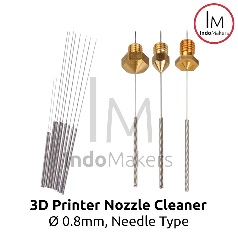 3D Printer Nozzle Cleaner Needle 0.8mm / Pembersih Nozzle 3D Printer - Image 4