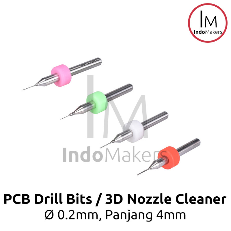 3D Printer Nozzle Cleaner / Drill Bit / Pembersih Nozzle / Diameter 0.2mm - Image 3