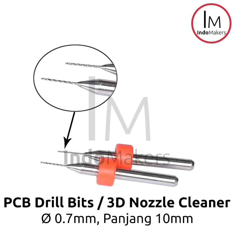 3D Printer Nozzle Cleaner / Drill Bit / Pembersih Nozzle / Diameter 0.7mm - Image 2