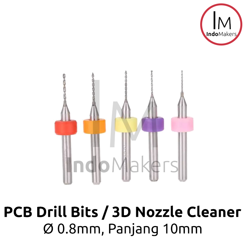 3D Printer Nozzle Cleaner / Drill Bit / Pembersih Nozzle / Diameter 0.8mm - Image 5