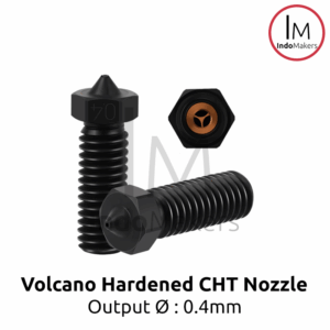 E3D Volcano 3D Printer CHT Hard-Steel Nozzle 0.4mm Output, Input 1.75mm