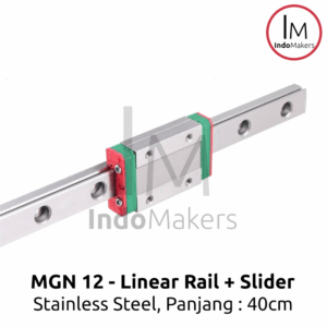 Paket MGN12 Linear Guide Rail 40cm dan Linear Slide Bearing MGN12C