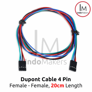 Jumper Wire Dupont Cable 4 Pin Female-Female 20cm