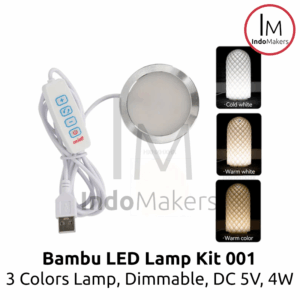 3D Printer Project Kit - Bambu LED Lamp Kit 001 - 3 Colors