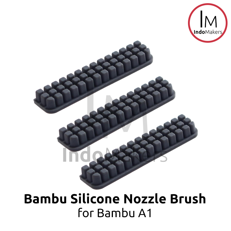 3D Printer Bambu Lab A1 Silicone Nozzle Brush Scrubber Wiper Replacement Parts - Image 5