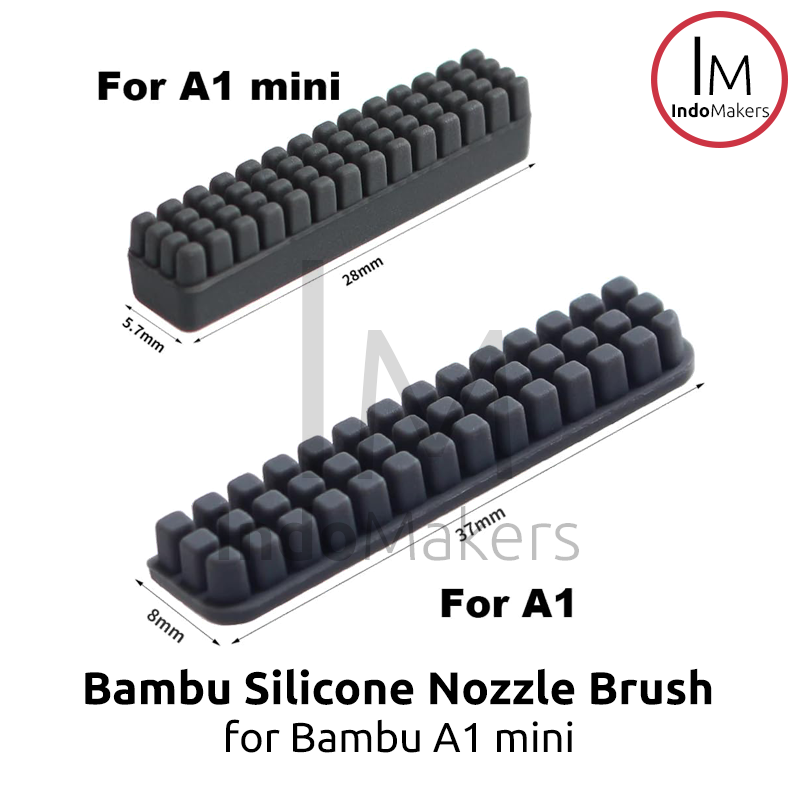 3D Printer Bambu Lab A1 Mini Silicone Nozzle Brush Scrubber Wiper Replacement Parts - Image 3