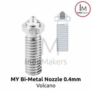 3D Printer MY Bi-Metal Hardened Steel Nozzle 0.4mm Volcano Compatible
