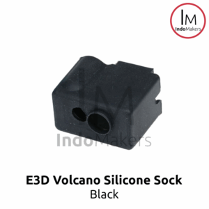 E3D Volcano Hot End Heat Block Silicone Sock Insulation Cover - Black