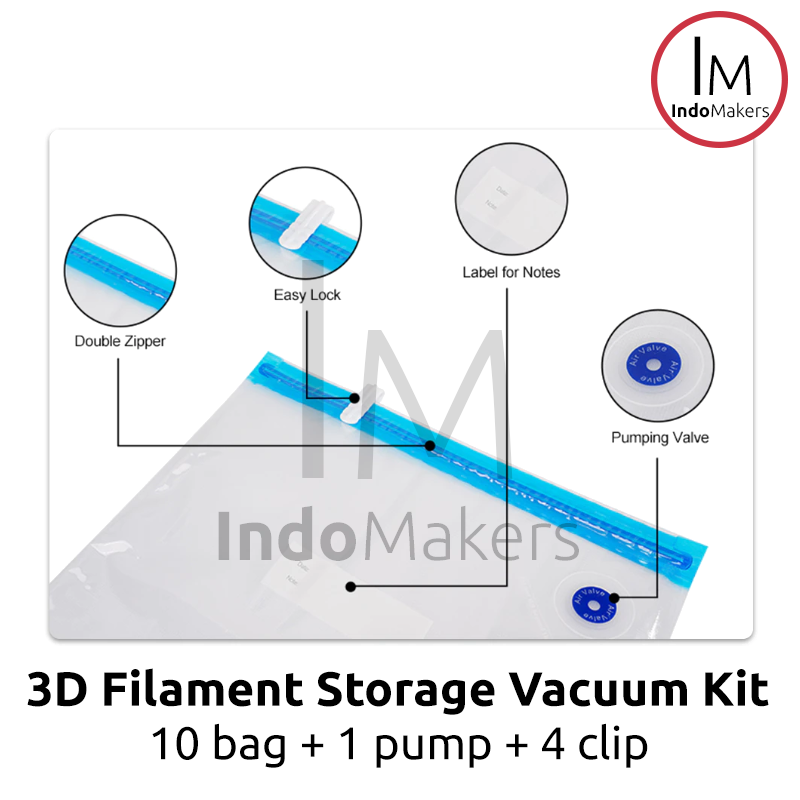 3D FIlament Plastic Vacuum Storage Bag Kit - Image 2