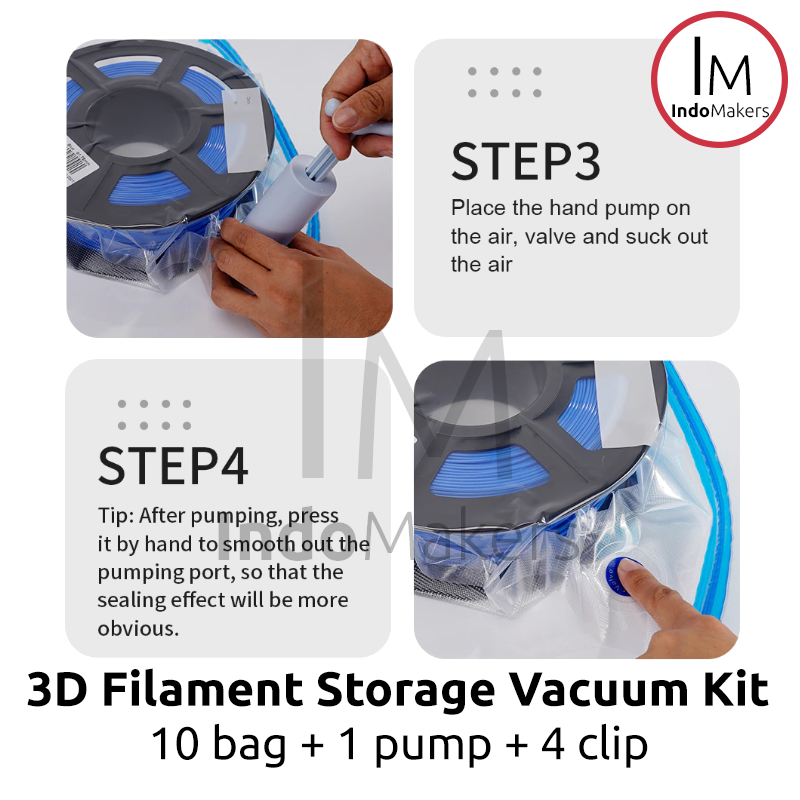 3D FIlament Plastic Vacuum Storage Bag Kit - Image 4