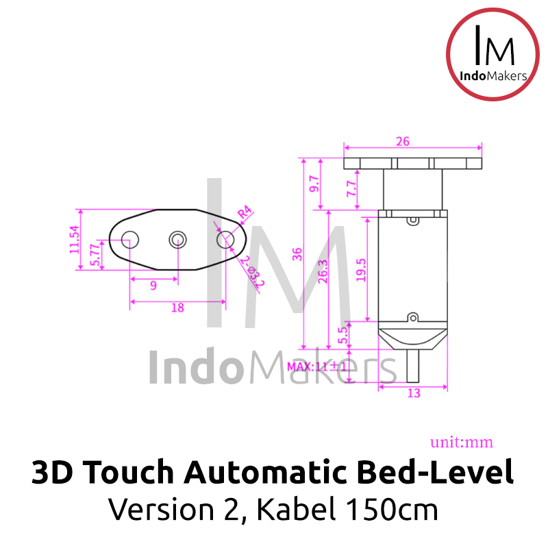 3D Touch Probe Automatic Bed Leveling Sensor - Image 5