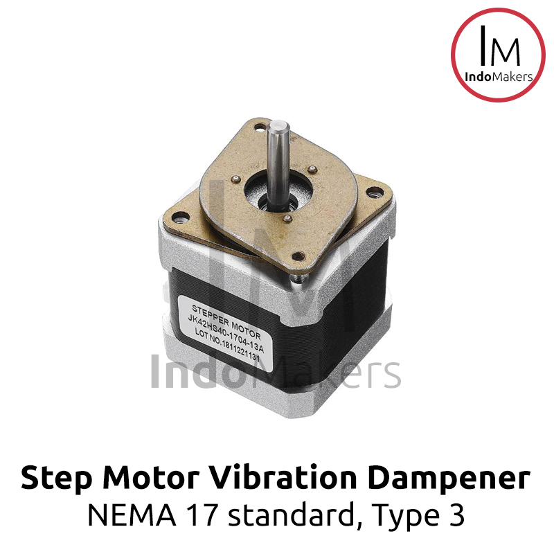 NEMA 17 Standard Stepper Motor Vibration / Shock Damper Dampener - Image 3
