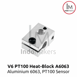 V5/V6 3D Printer Heat-block Heating Block Aluminium 6063