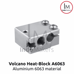 Volcano 3D Printer Heat-block Heating Block Aluminium 6063
