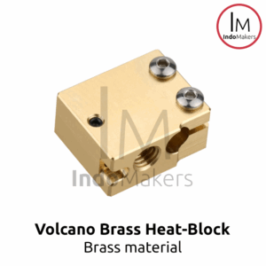 Volcano 3D Printer Brass Heat-block Heating Block